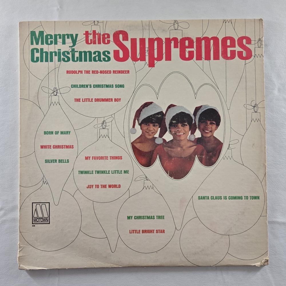 The Supremes - Merry Christmas - 12" Vinyl 1965 - Motown Records Good Tested